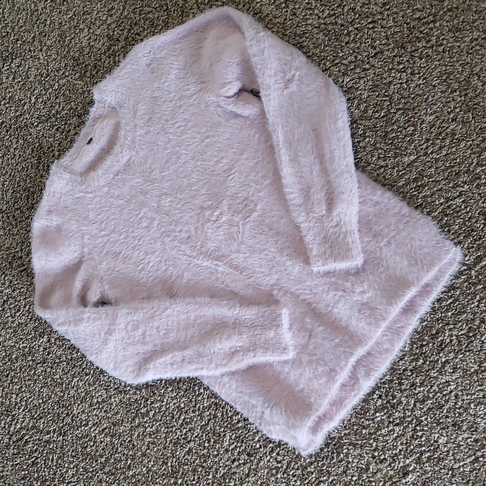Pink Fuzzy Sweater